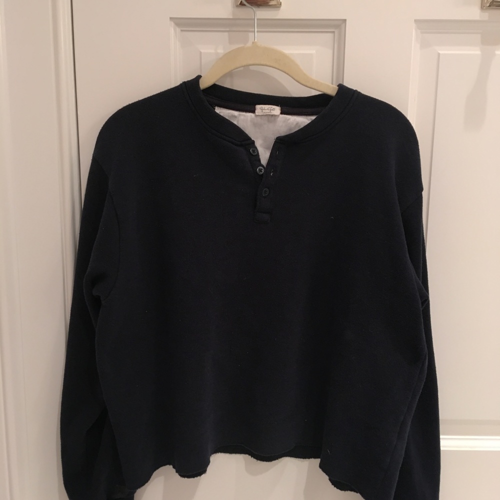 Brand Melville Navy Blue Sweatshirt